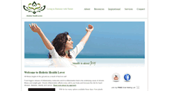 Desktop Screenshot of holistichealthlover.com